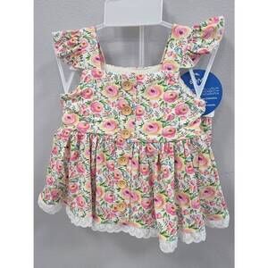 NEW CHARLIES PROJECT girl's georgia two piece set in pink